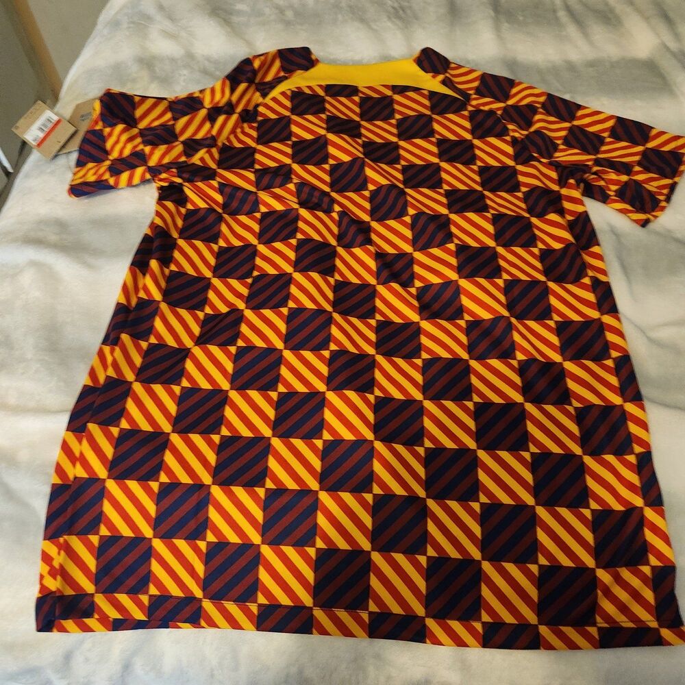 Nike men's LARGE fútbol soccer DR4902-729 Barcelona jersey "just do it " - Picture 4 of 7